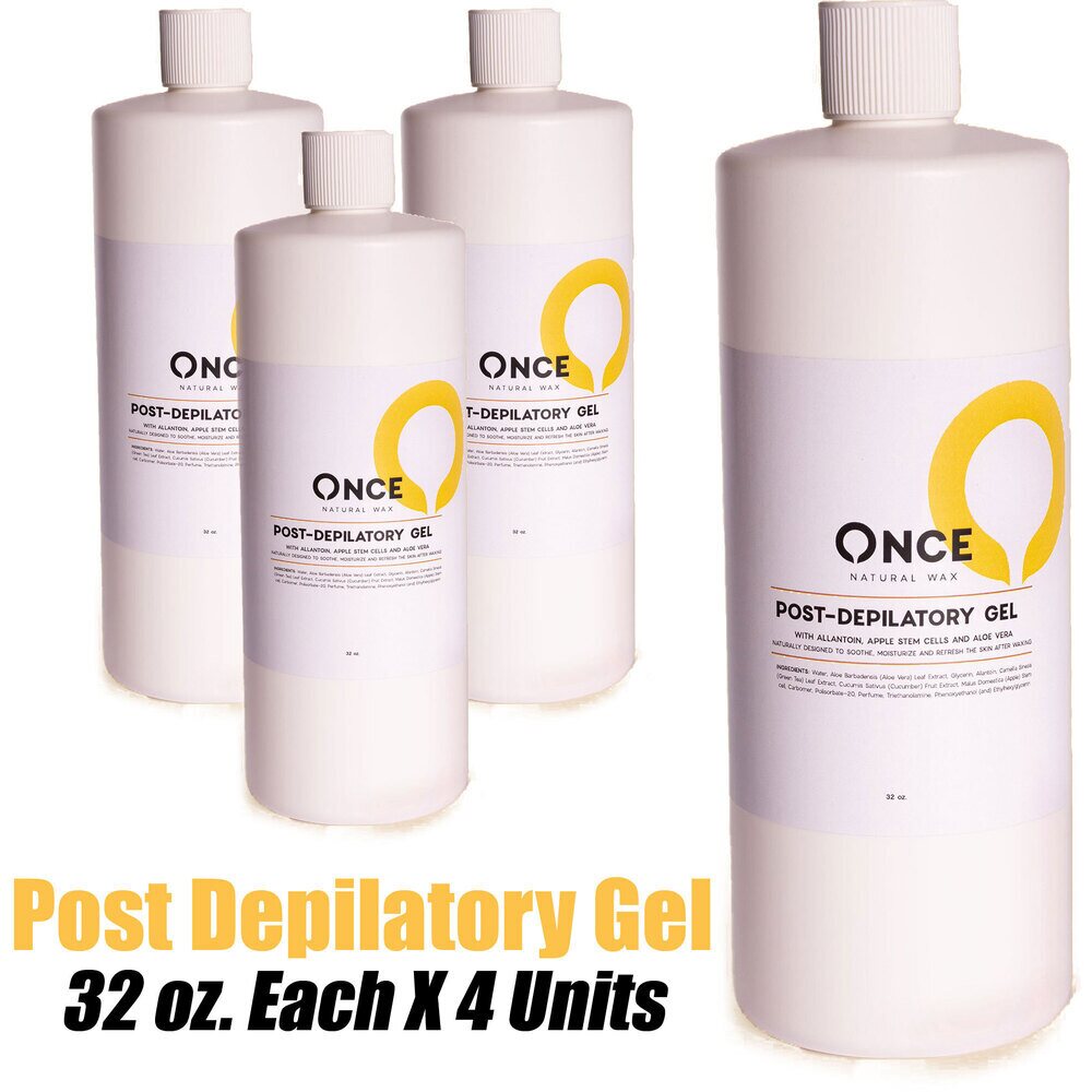 Once Natural Post Depilatory Gel 32 oz. Each X 4 Units (ONPDG32 X 4)